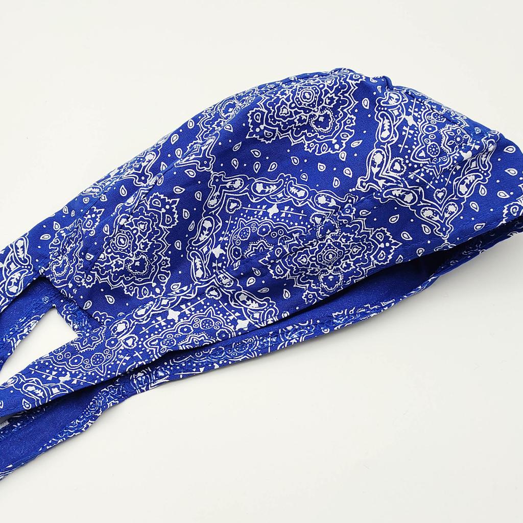 Trifong Bandana Cap Cotton Paisley Pirate Hat Quick Dry Sweat Wicking Breathable Summer UV Protection Doo Rag Inner Cap Bicycle Helmet Anti-UV