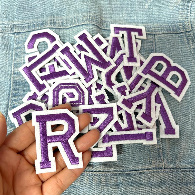 

26 шт. A -Z Английские буквы Вышитые нашивки Джерси Униформа Шляпы Джинсы Вышивка Сделай сам Пришивные наклейки для одежды