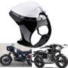 Universal 7" Headlight Handlebar Fairing Windshield Cafe Racer For  Dyna Sportster 1200 883 FLHT