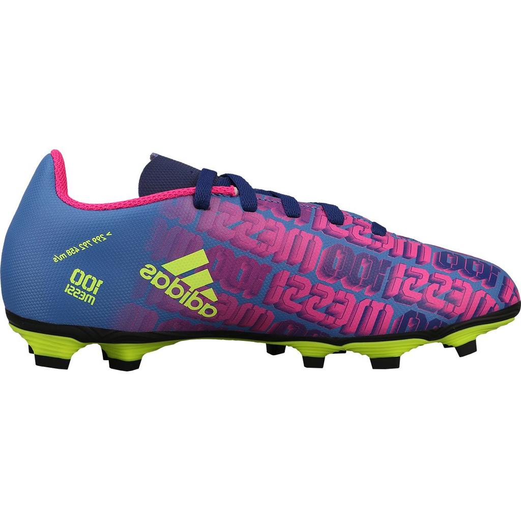 adidas X Speedflow Messi.4 FG J Numbersup Kids Sneakers Blue Victory-Blue Shock-Pink FY6933