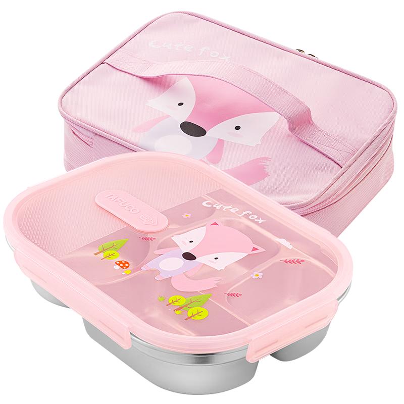 Tafuco 316L Stainless Steel Kids Lunch Box with 5 Compartments