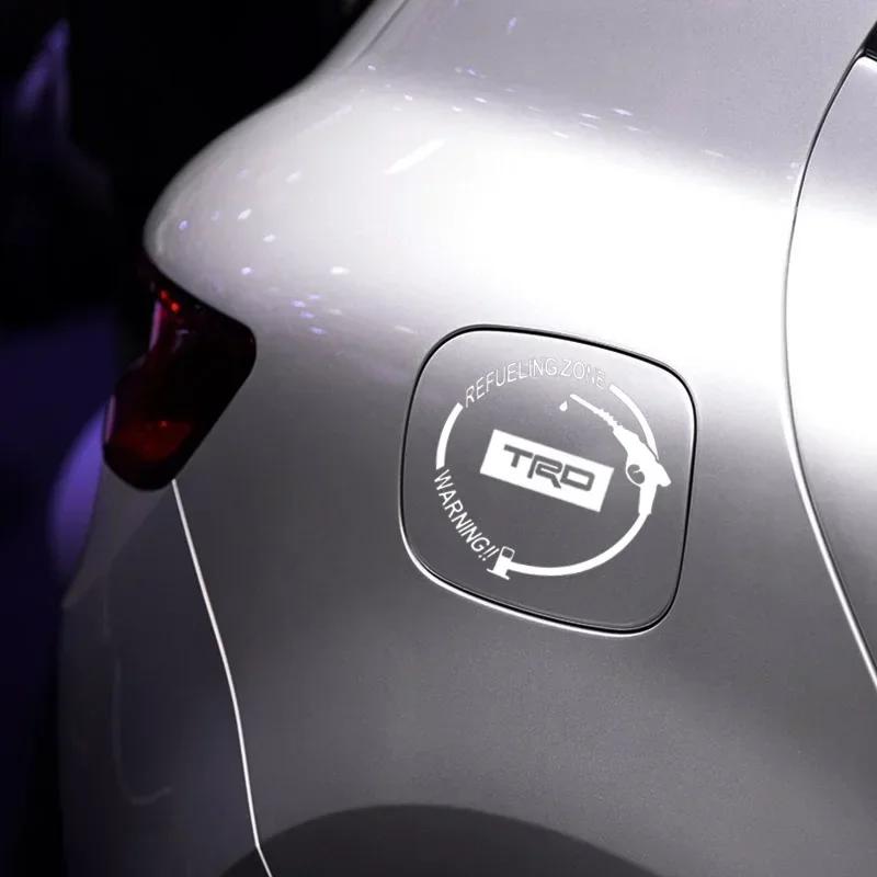 Vinylové reflexní nálepky s logem auta na víčko palivové nádrže, samolepky, doplňky pro Toyota TRD E150 E120 Land Cruiser 200 Chr Corolla Yaris Rav4