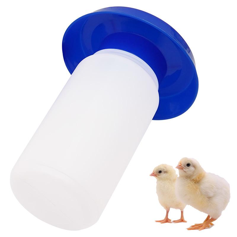 1L Poultry New Thickened Feeder and Drinker Chicken Feeder Bucket Automatic Water Food Dispenser Chick Drinker Feeding Bucket