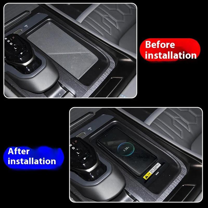 The Latest For Nissan MAXIMA 2015-2023 Car center console phone charger fast wireless charger charging plate charging holder
