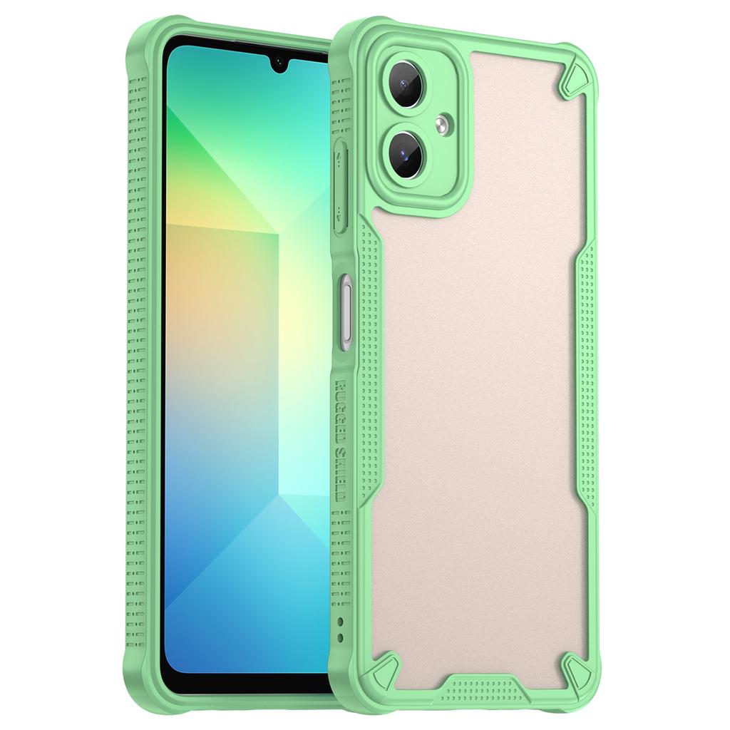 Armor Series For Samsung Galaxy A06 4G Case PC+TPU Semi-Transparent Frosted Finish Protective Phone Cover