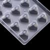 21 Heart-shaped Clear Chocolate Mould DIY Baking Acrylic Chocolate Maker Candy Mold Baking Pastry Tool LS