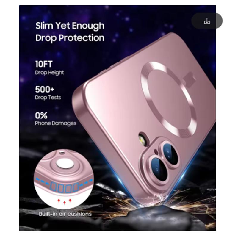 Für Magsafe Magnetic Wireless Charge Telefonhüllen für iPhone 16 15 14 13 12 11 Pro Max Plus Hülle Kamera Rückseite Zubehör