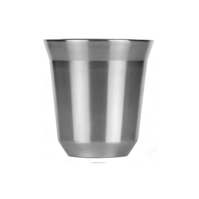 Stainless Steel Espresso Cups Double Walled Vacuum Insulated,Heat Resistant Coffee Cups Unbreakable Stemless Tumbler Small Cup