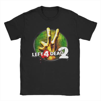 T-shirt Unisex Outfit Left 4 Dead 2 100% Cotone Maglietta Stampata Abbigliamento