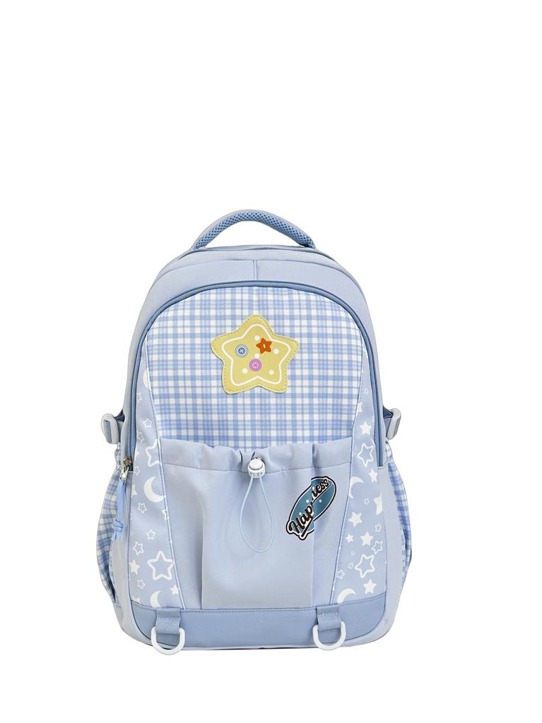 Schoolbag Japanese Small Fresh Girl Schoolbag Ins College Style Cute Backpack Junior High School Student Plaid Large Capacity Backpack