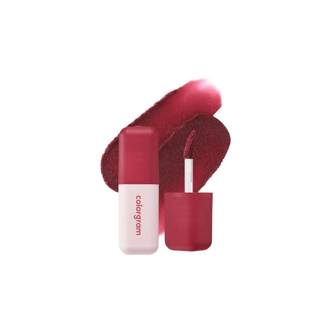 

Colorgram Nude Blur Tint #09 Red Bomb 5 g - głęboko czerwony satynowy tint do ust