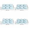 6 Cavity Nuts Silicone Mold Food Grade Silicone Heat Resistant Pistachio Baking Mold Flexible BPA Free French Pastry Mold