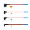 Fuse-Tap Adapter Car Electrical Appliances Jumper Connector Low Profile Mini Micro Fuse-Holder Mini Blade-Fuse Car Accessories