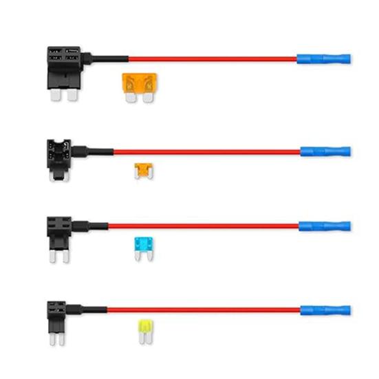 Fuse-Tap Adapter Car Electrical Appliances Jumper Connector Low Profile Mini Micro Fuse-Holder Mini Blade-Fuse Car Accessories