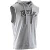 Boxing Training Sweat Wicking Breathable Fitness Hooded Sleeveless Vest Men's Off-White