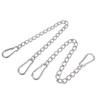 2 Pcs Hanging Chair Chain 660lbs Load Capacity Stainless Steel Hammock Chain with 4 Spring Snap Hook for Swing Punching Bag