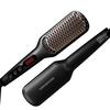MEGAWISE MCH 20-Second Fast Heating Heat Brush with Double Negative Ions, Straightening Brush, Burn Prevention, Constant Temperature, Nano Heating Tee