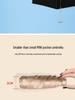Compact Gold Umbrella: Ultra-light 6-Rib Folding Dual-use for Sun and Rain Protection