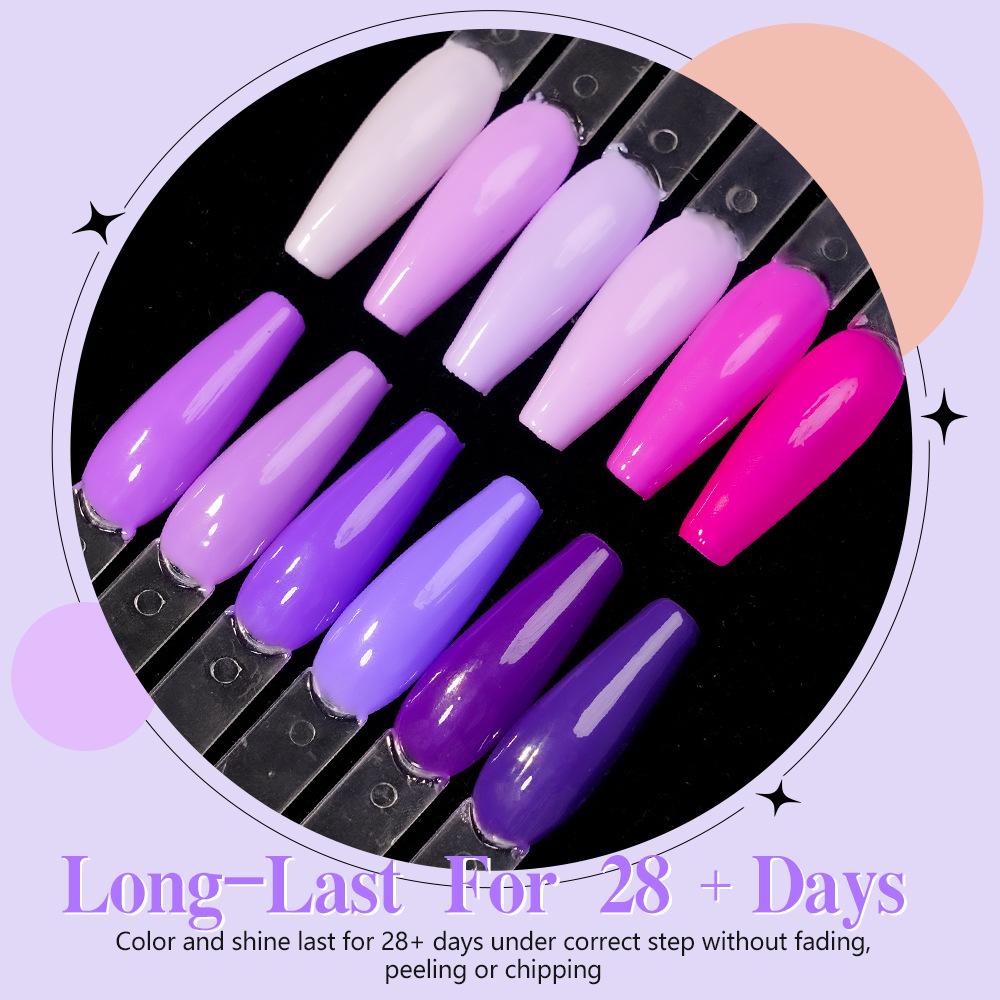 Nail Polish Gel Phototherapy Gel Purple Nail Polish