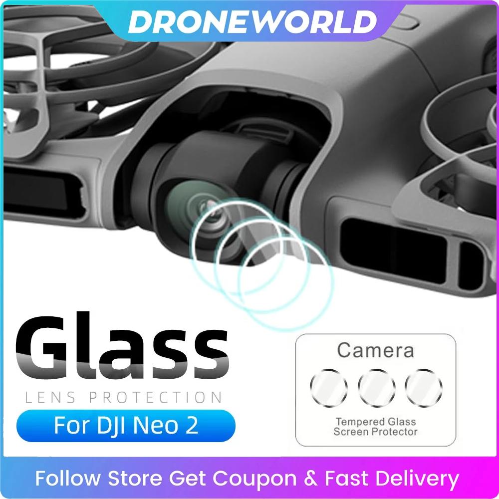 Lens Protector for DJI Neo 2 Drone Camera HD Tempered Glass Anti-Scratch Protective Film for DJI Neo 2 Accessories