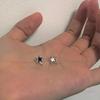 Y2K Jewelry Pentagram Star Stud Earrings for Women Girl New Gothic Punk Design Asymmetry Star Zircon Earrings Daily Party Gift