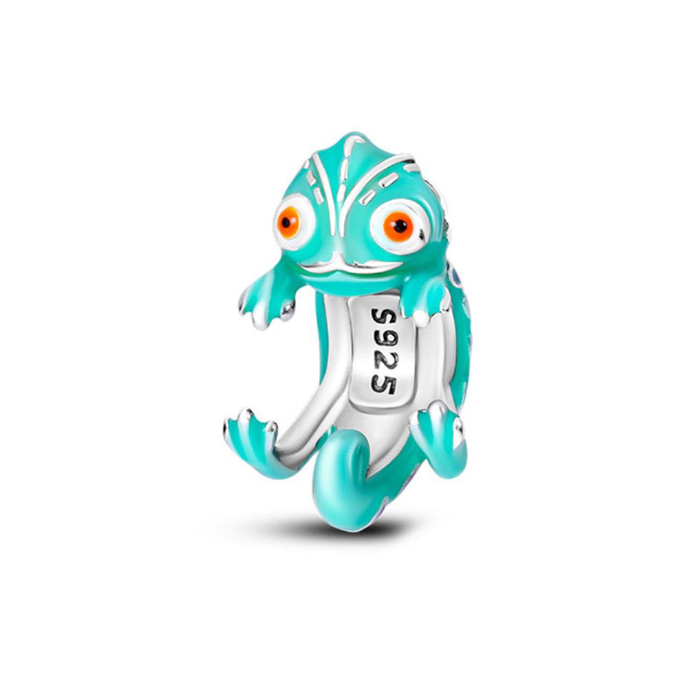 New Copper Chameleon Rainbow Horse Flamingo Pendant Bead Fit Original Charms Bracelet Trinket Jewerly Accessories