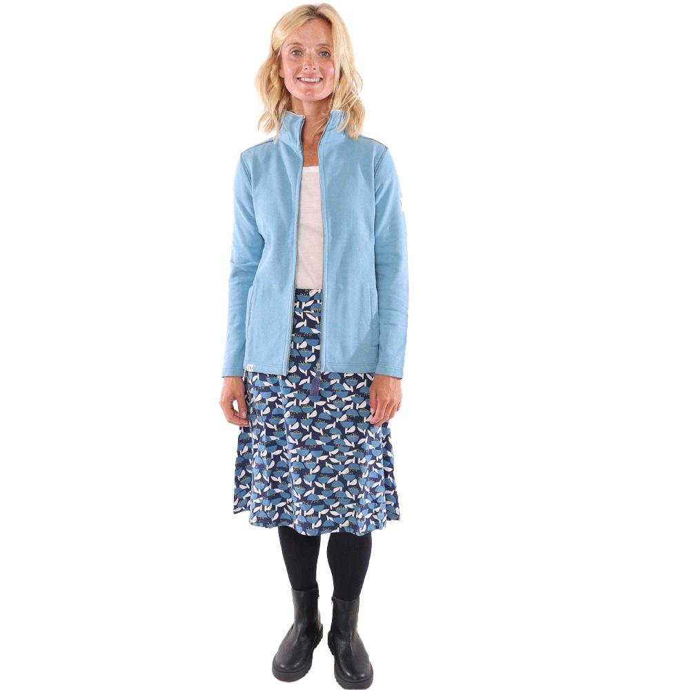 Lazy Jacks Womens/Ladies Bluebell Jersey Midi Skirt