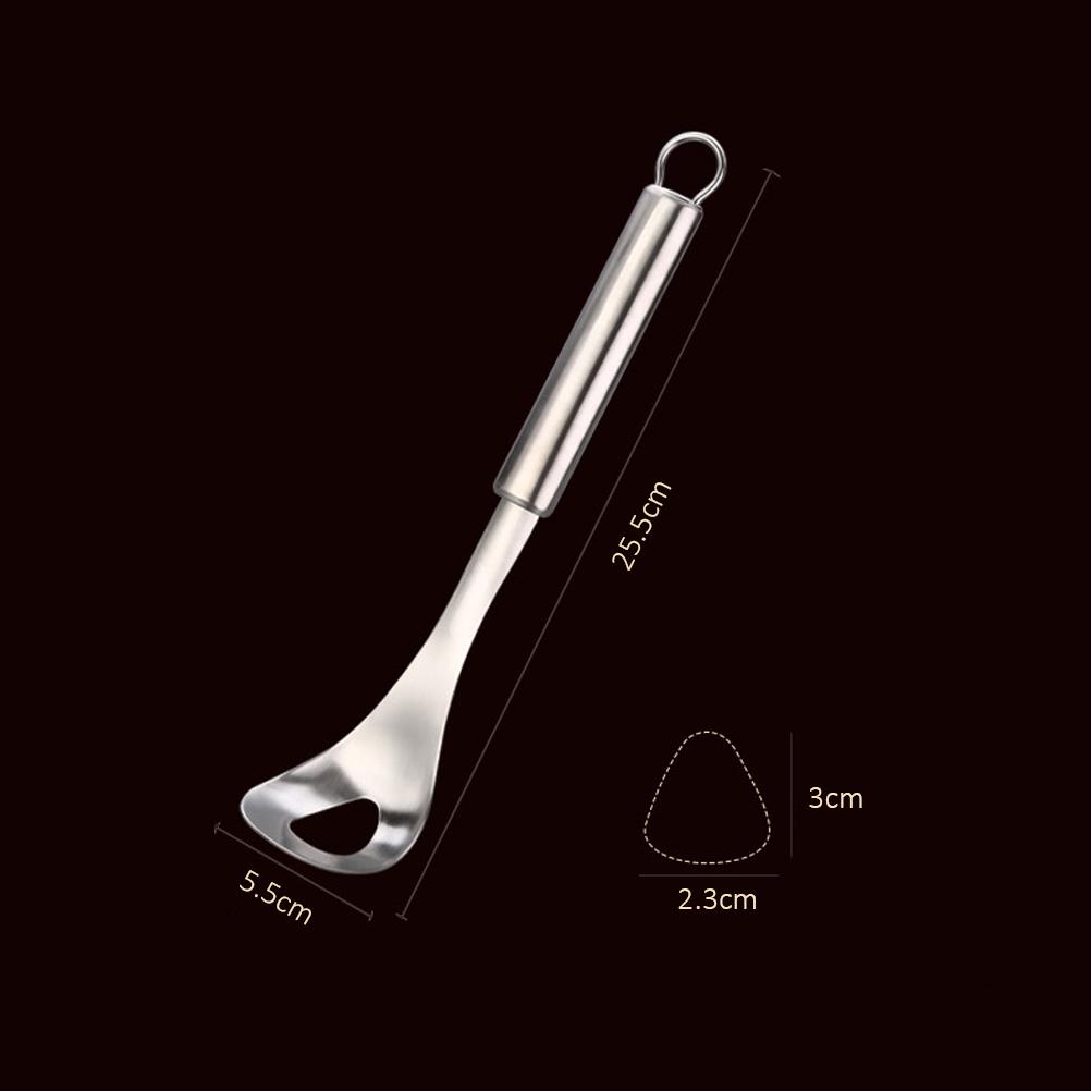 Stainless Steel Meatball Spoon Non Stick Meatball Maker with Long Curved Handle