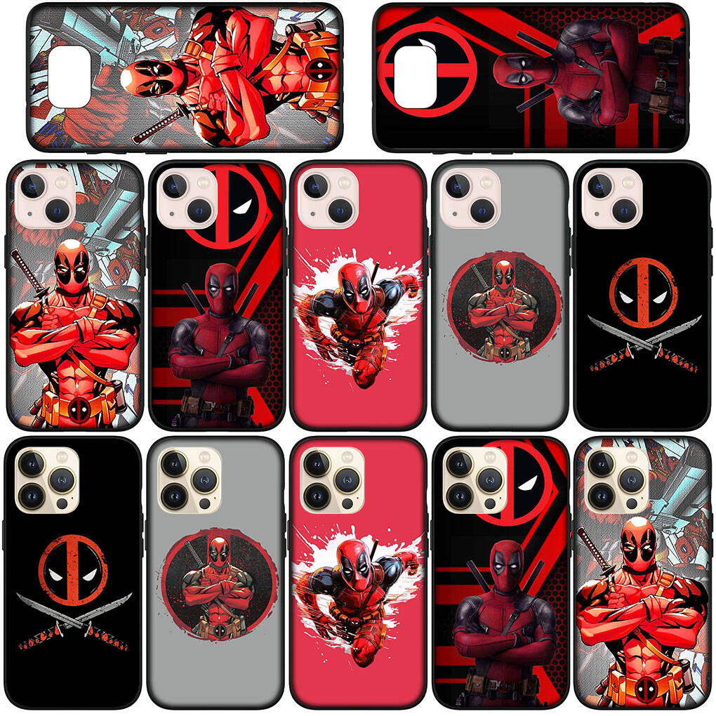 Phone Case for iPhone 17 16 15 Xiaomi Poco F8 F7 F6 X7 X6 M8 C85 C75 C71 Redmi Note 14 13 12 11 Pro Max A3 A4 14C 13C 15C Deadpool Comics Marvel Cover