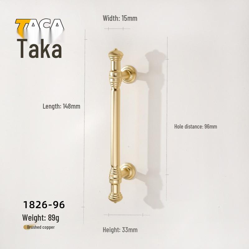 European Furniture Gold Handle for Cabinets and Wardrobes