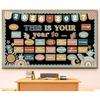 This Is Your Year Bulletin Board Set New Year Boho Motivational Classroom Decoration Retro Boho Pirational Welcome Back To School Bulletin Board