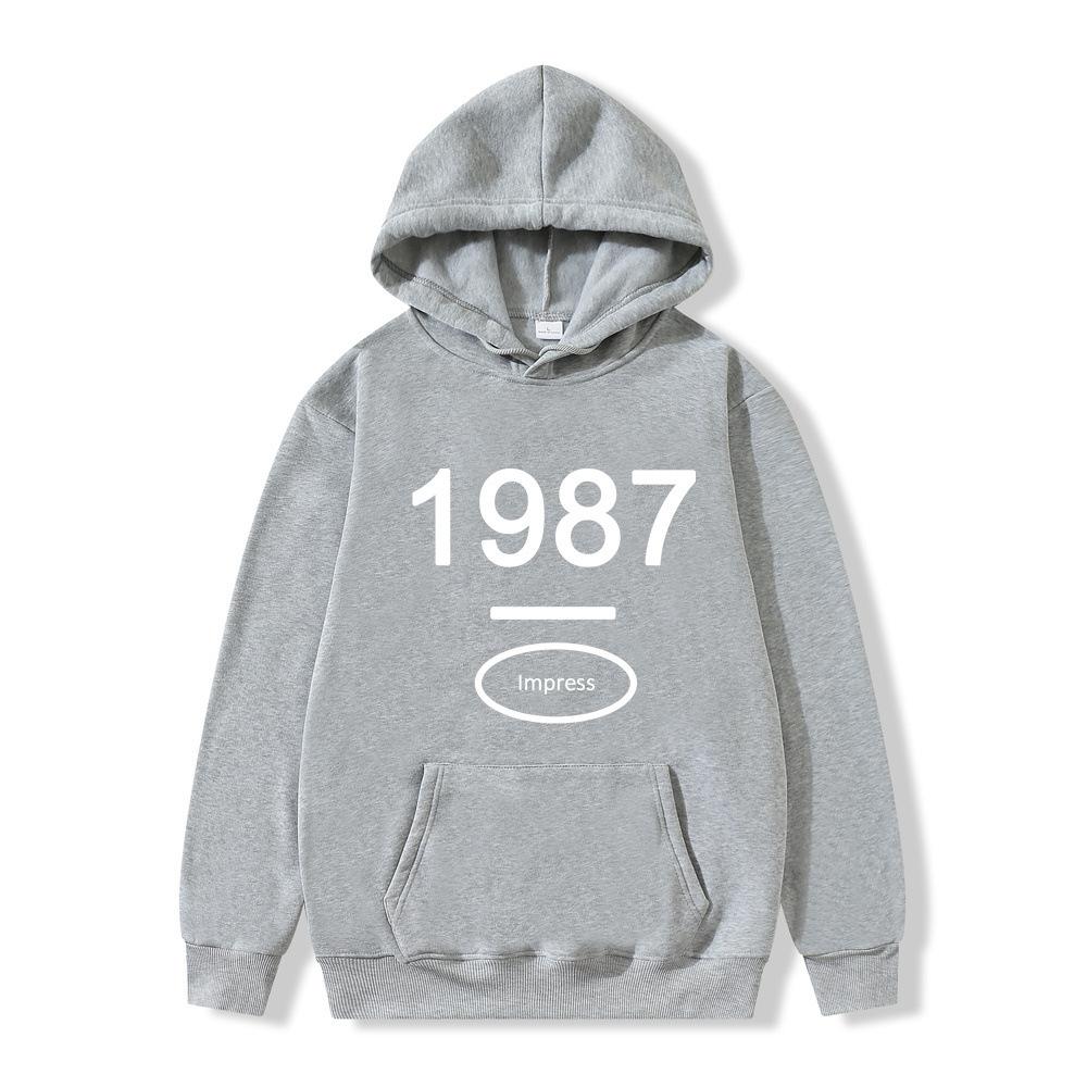 American retro hooded sweater for men and women ins trendy loose hoodie for one piece