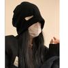 Big Head Circumference, Pile Cap, Women's Cap, Autumn and Winter, Hood Cap, Cold Cap, Toe Cap