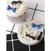 Silicone Mustache & Bow Tie Shaped Cake Molds, for Fondant, Chocolate, Cake Decorating