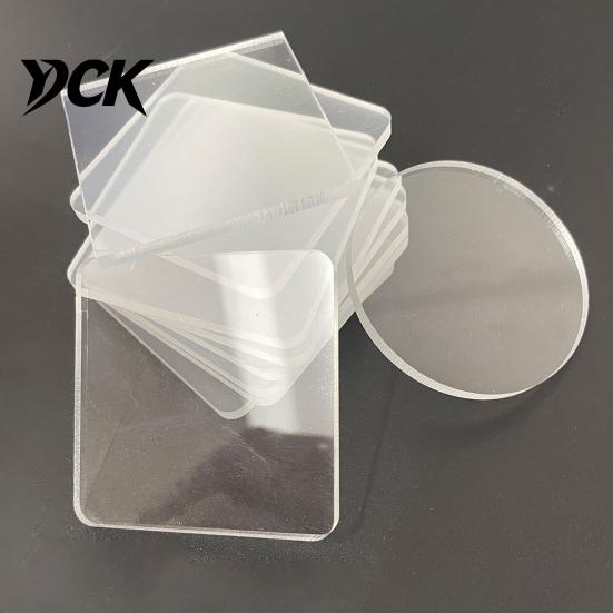 Magnetic Picture Frames 10Pcs DIY Fridge Magnet Kit, Clear Acrylic Photo Frame Set Set, Custom Making Kit for Crafts, Kitchen, Classroom Mini