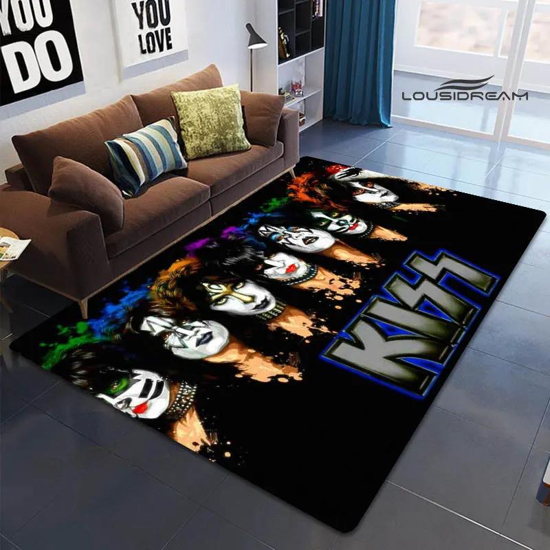 Kussband-Druckteppich, Kinderspielzimmerteppich, Wohnzimmer, Schlafzimmer, rutschfester Teppich, Fotografie-Requisiten, Geburtstagsgeschenk