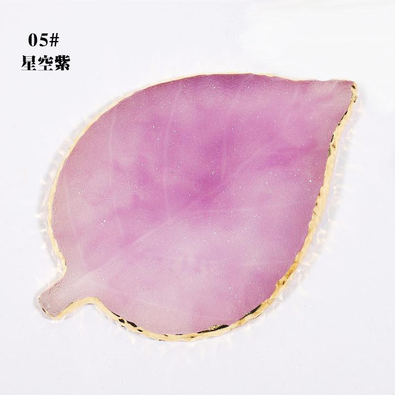 

6 types Resin Agate Stone Nail Color Palette Gel Polish Pallet Mixing Drawing Paint Plate Manicure Nails Art Tools