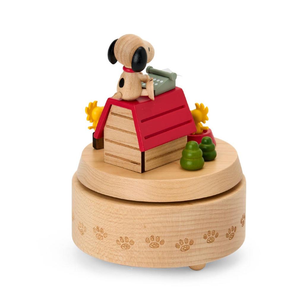 Sanrio Wooden Music Interior 087912 Box, Doghouse, Snoopy, Decor, Gift,