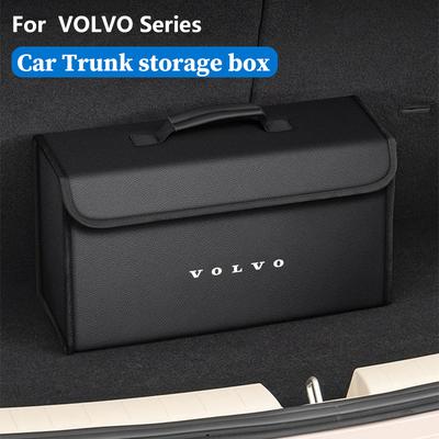 Car Trunk Storage Box Foldable Stowing Tidying Bag For EX30 EM90 XC70 EC40 EX40 ES90 V60 V90 EX90 S90 XC90 Car Storage