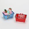 10Pcs Mini Shopping Baskets Pretend Play Toys Simulation Shopping Basket Plastic Miniature Decor Dollhouse Accessories