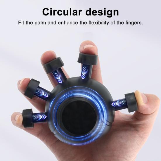 Hand Grip Strengthener Five Finger Exerciser Ergonomic Grip Strength Trainer Arthritis Hand Therapy