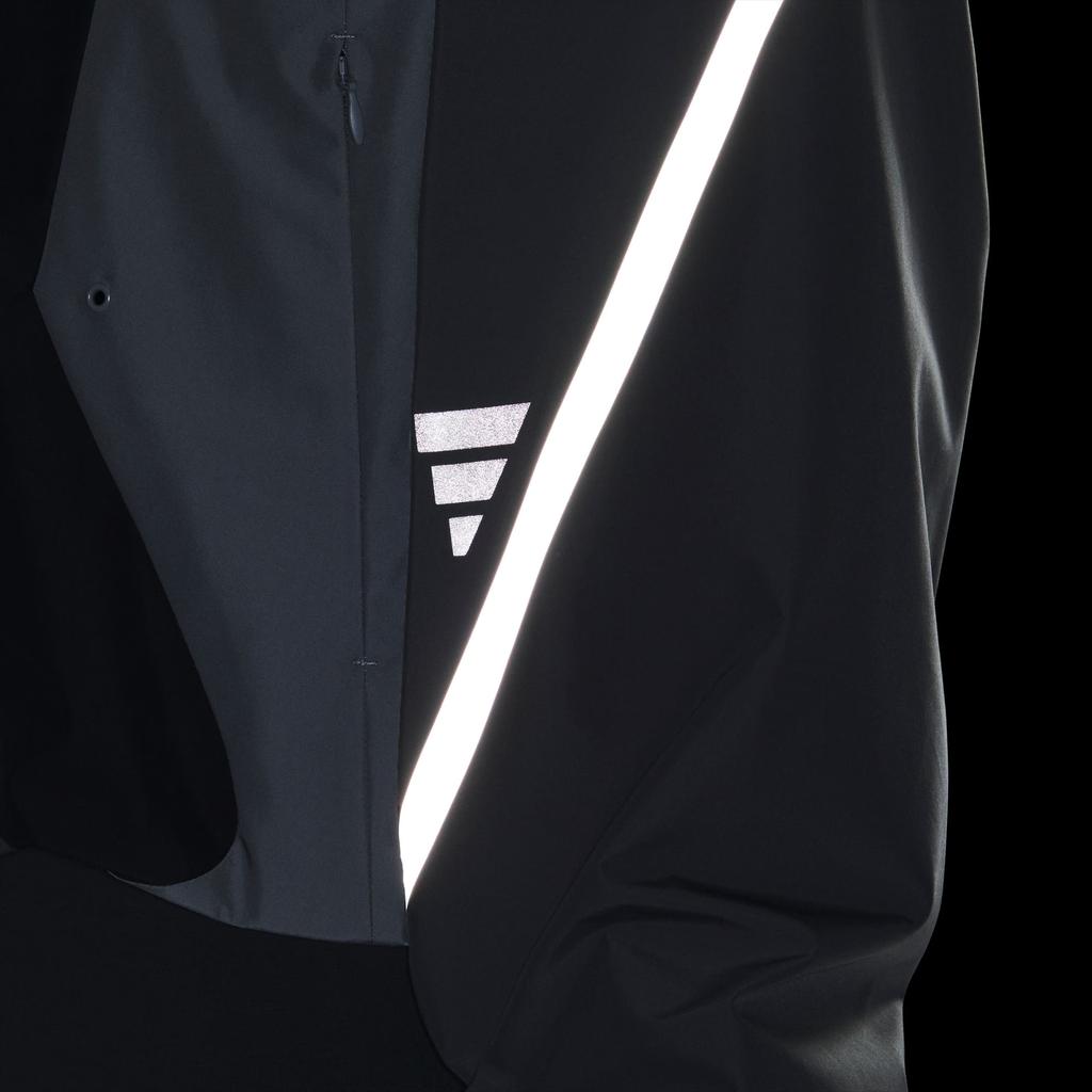 Adidas Fustl WP Jkt2 Stojánek Volný Volný Neformální bunda Dámské Bundy Uhlově černá JM6194