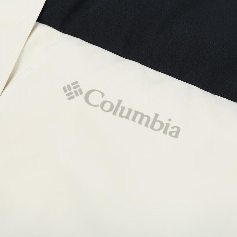 Columbia Omni-Heat Windproof Warm Breathable Durable Removable Hood Short Down Jacket Women Jackets Off-White XR0993-191