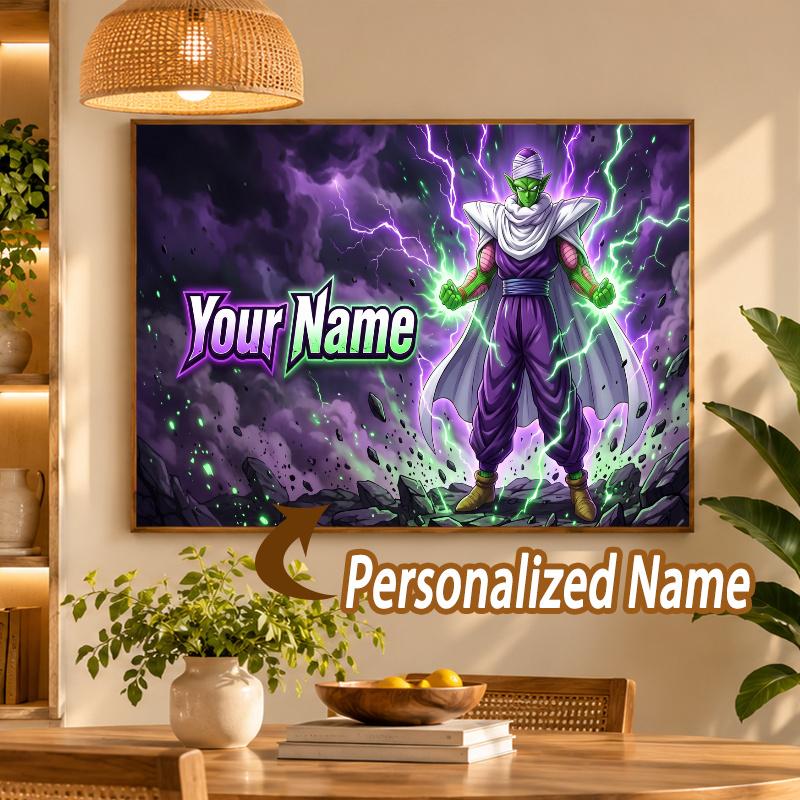 Piccolo Custom Name Diamond Painting Personalized 5D Full Drill DIY Diamond Art Home Decor
