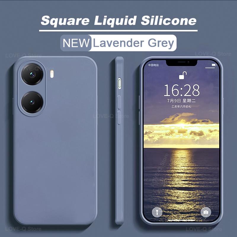 

Для Poco X7 Pro Чехол Жидкий Силиконовый Противоударный Чехол Для Телефона Для Xiaomi Poco X7 Pro Мягкий Чехол TPU For Poco X7 Pro серый