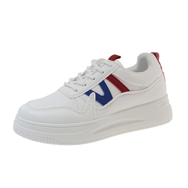 Muffin platform student running shoes spring 22 new retro color matching casual board shoes