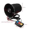110dB 12V Auto Motorrad 3 Sounds Sirene Horn Alarm Lautsprecher Elektronische Glocke Auto Elektrische Geräte Drei-ton alarm