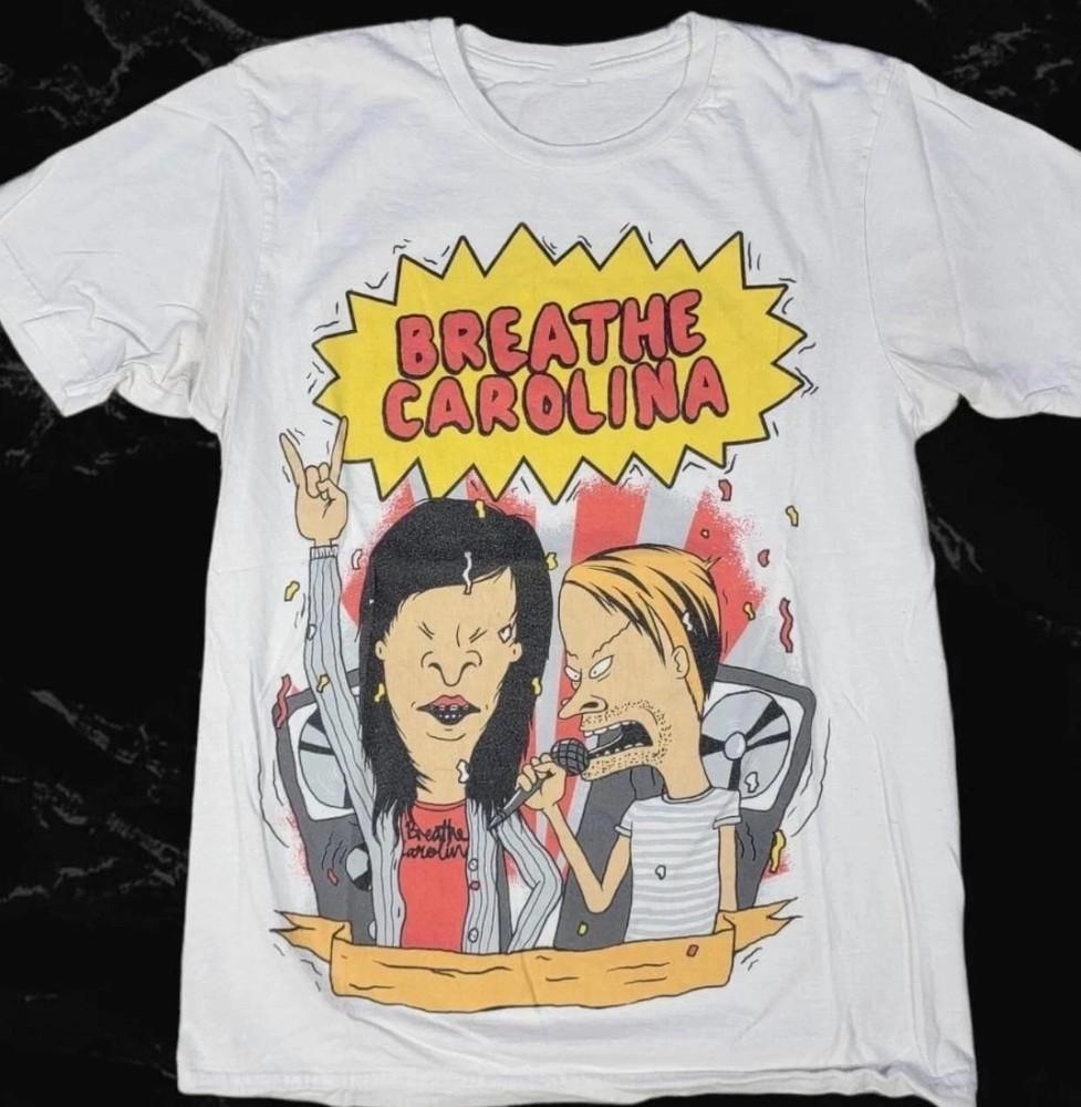 VTG White TShirt For Gift Breathe Carolina All Size Men and Women NZ406 XXXXL