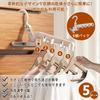 Clothes Drying Foldable Convenient Usable Extendable Hanger Indoor Clothes Drying Use Wall-Mounted Rack, 6-Pack, Hanger, Storage, Space-Saving,