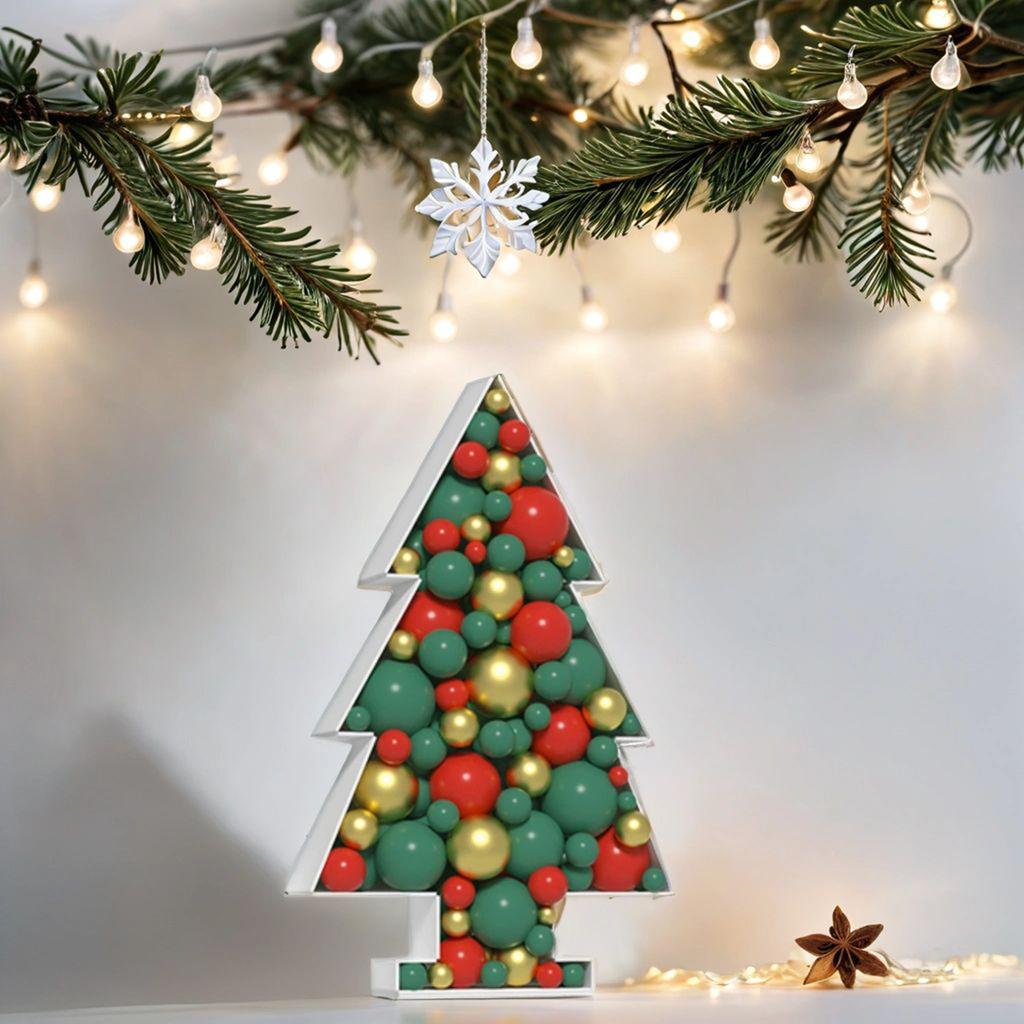 1Pc 91.5cm Christmas Tree Frame KT Board Without Balloon Merry Christmas Decorations For Home 2024 New Year Gifts Xmas Tree